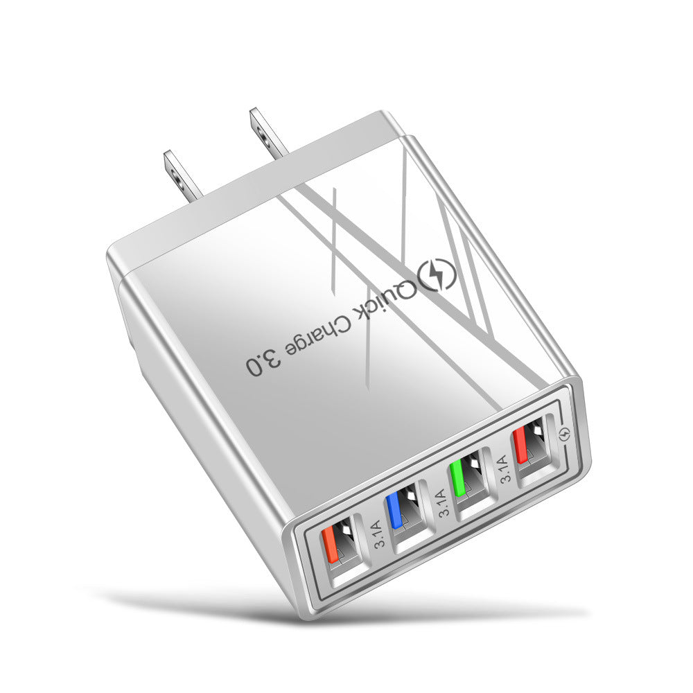 presa per caricare ultra velocemente fino a 4 dispositivi contemporaneamente