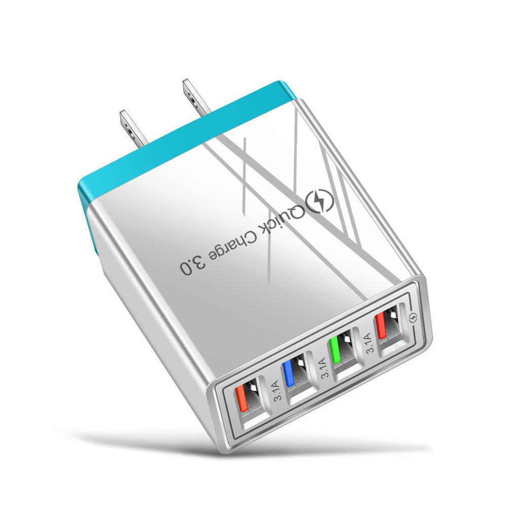 presa per caricare ultra velocemente fino a 4 dispositivi contemporaneamente