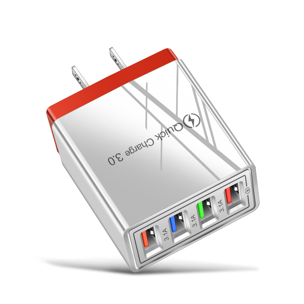 presa per caricare ultra velocemente fino a 4 dispositivi contemporaneamente