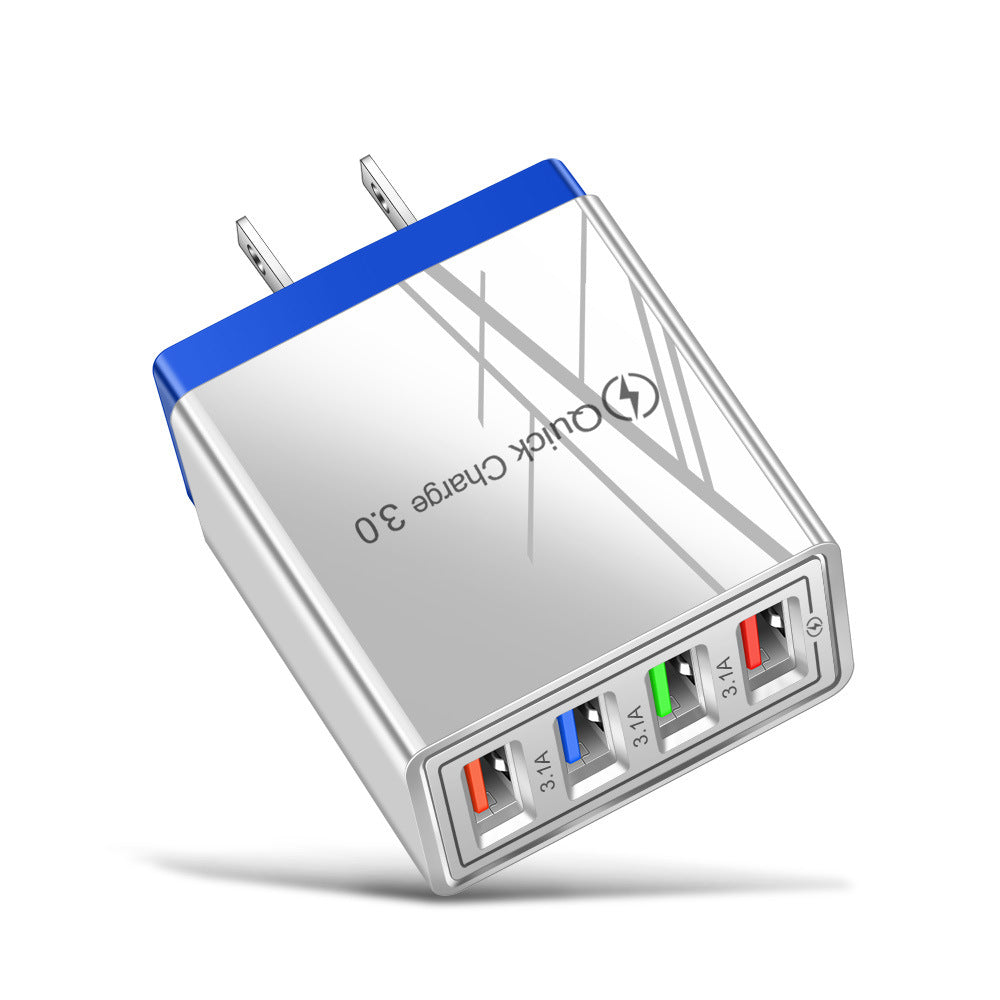 presa per caricare ultra velocemente fino a 4 dispositivi contemporaneamente